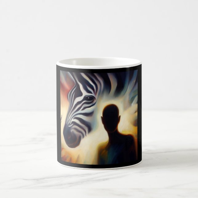 Spirit Animal Zebra 2 Coffee Mug (Center)