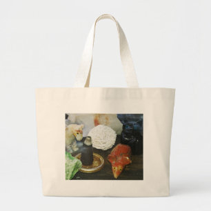 Spirit Animals, Crystals, and Incense Large Tote Bag