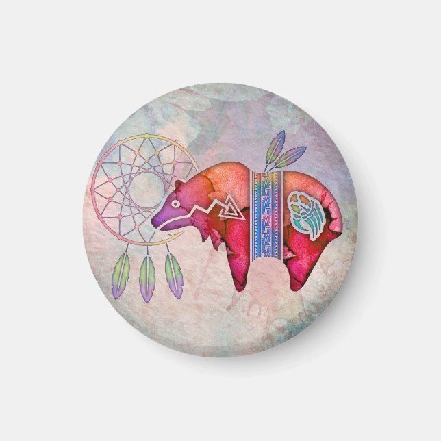 Spirit Bear Animal Totem Magnet (Front)