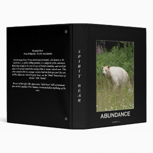 "Spirit Bear" Gifts Binder