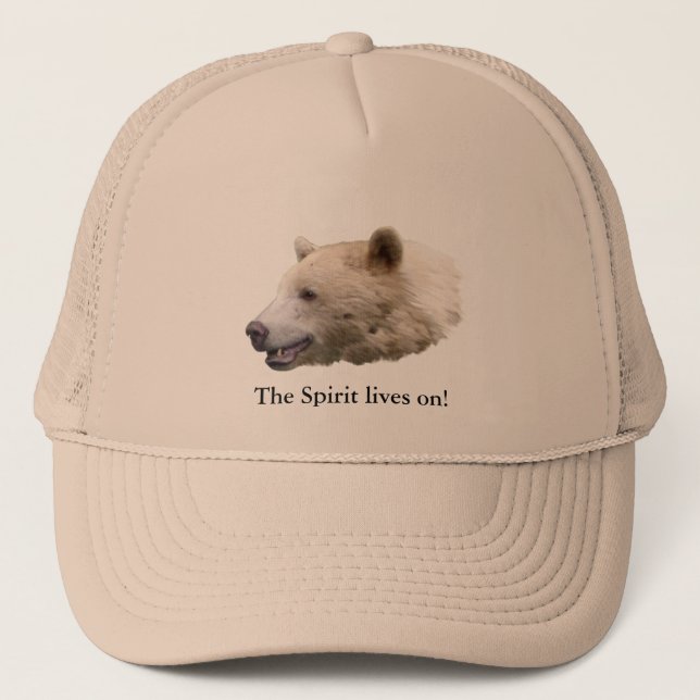 "Spirit Bear" Kermode Bear Casquette de la faune (Devant)