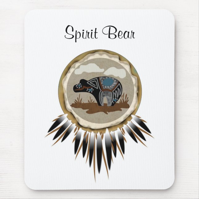 Spirit Bear Mouse Pad (Front)