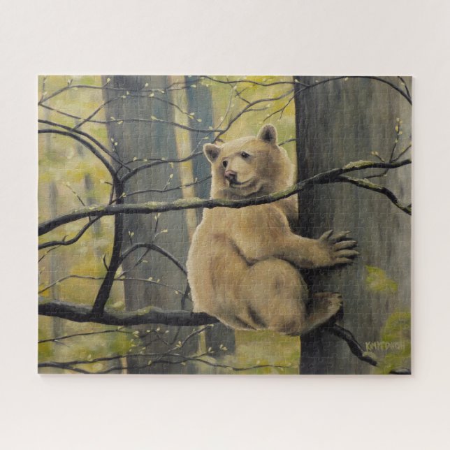 Spirit Bear Puzzle Personalized Kermode Bear Games (Horizontal)