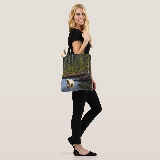 Spirit Bear Tote Bag (On Model)