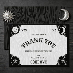 Spirit Board Halloween Thank You Card