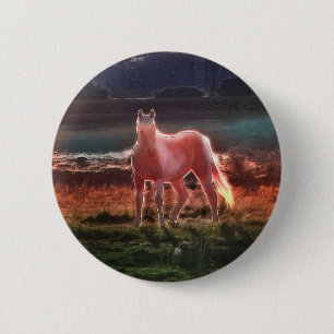 Spirit Dream Horse 2 Inch Round Button