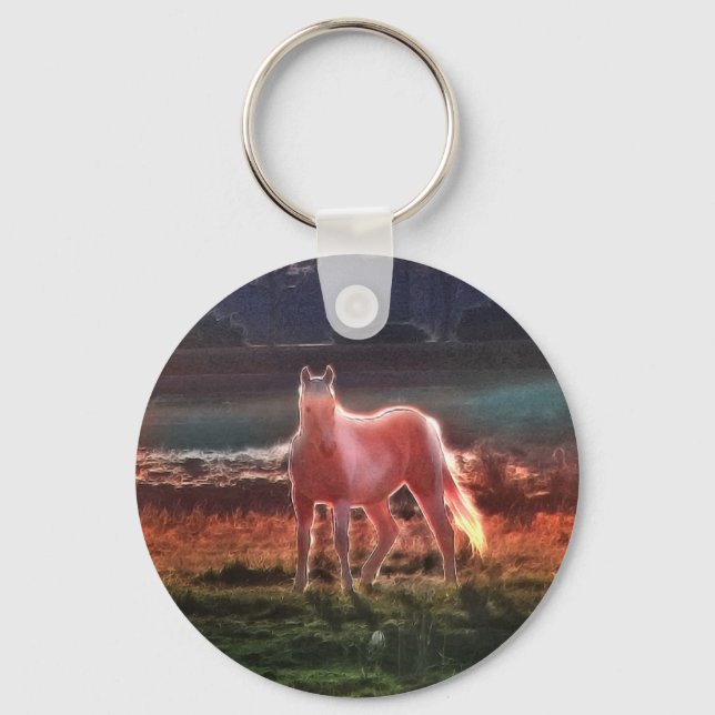 Spirit Dream Horse Keychain (Front)