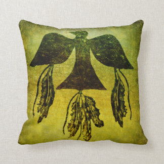 Spirit Feathers and Thunderbird Throw Pillow