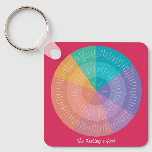 Spirit Fit Life Feeling Wheel Key Chain (Front)