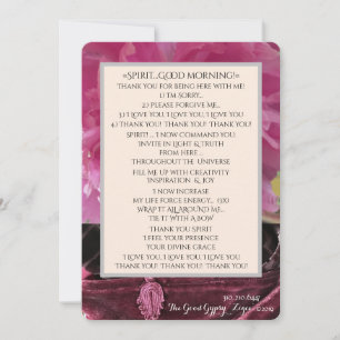 SPIRIT GOOD MORNING! Inspiration & Joy, Love You, Thank You Card