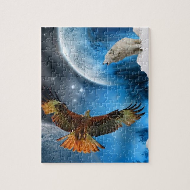 Spirit Guides Puzzle (Vertical)