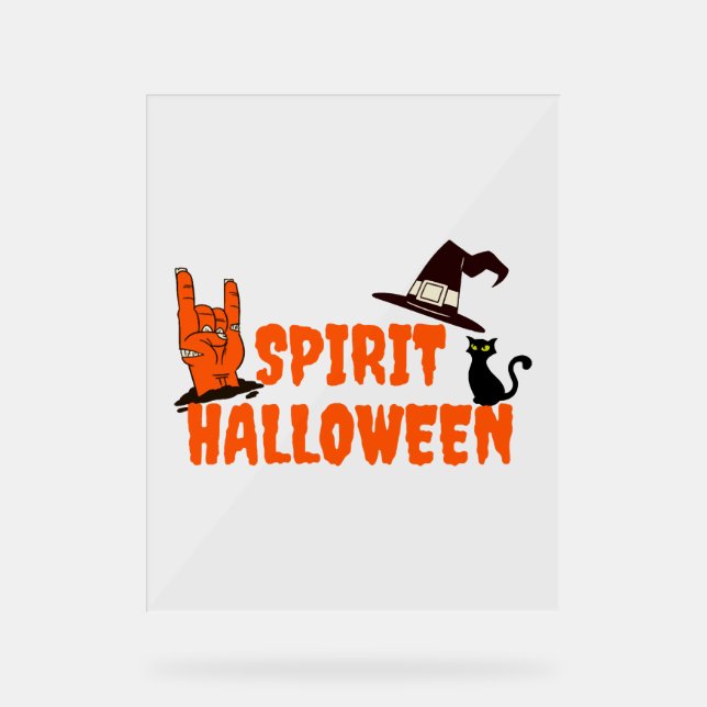 Spirit Halloween  Acrylic Sign (Front)