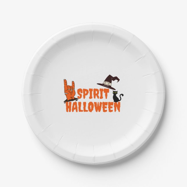 Spirit Halloween  Paper Plate (Front)