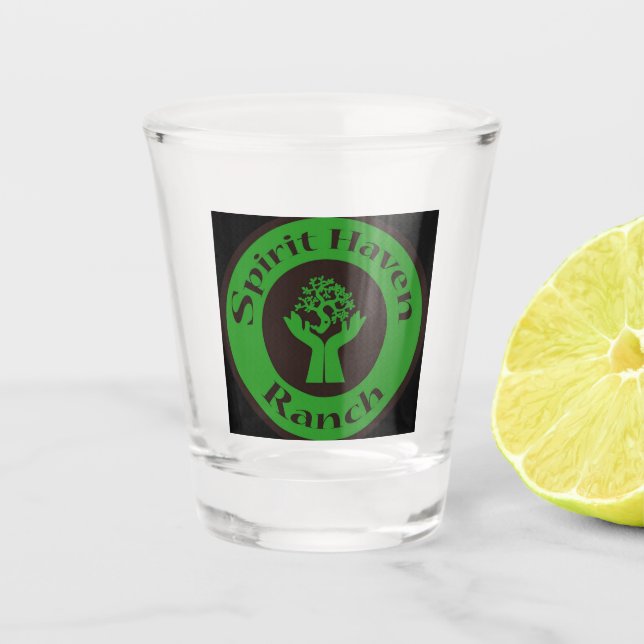 Spirit Haven Ranch Logo Shot Glass (Front)