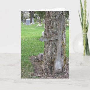 “Spirit Hill Tree Cross” Sympathy Card