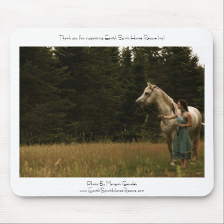 Spirit Horse and Woman Mouse Pad