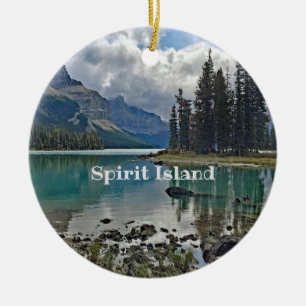 Spirit Island Parc national Jasper Ornement