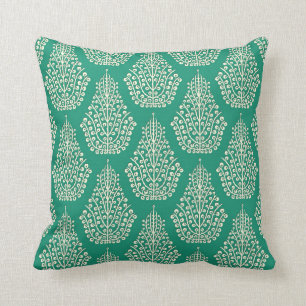 SPIRIT jade cream Throw Pillow