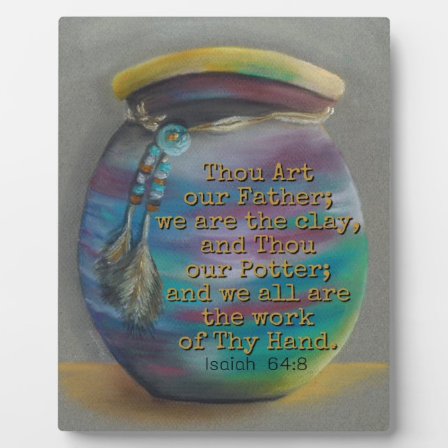 Spirit Jar - Potter and Clay Plaque (Front)