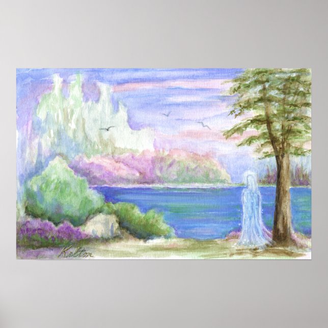 Spirit Meditating Poster (Front)