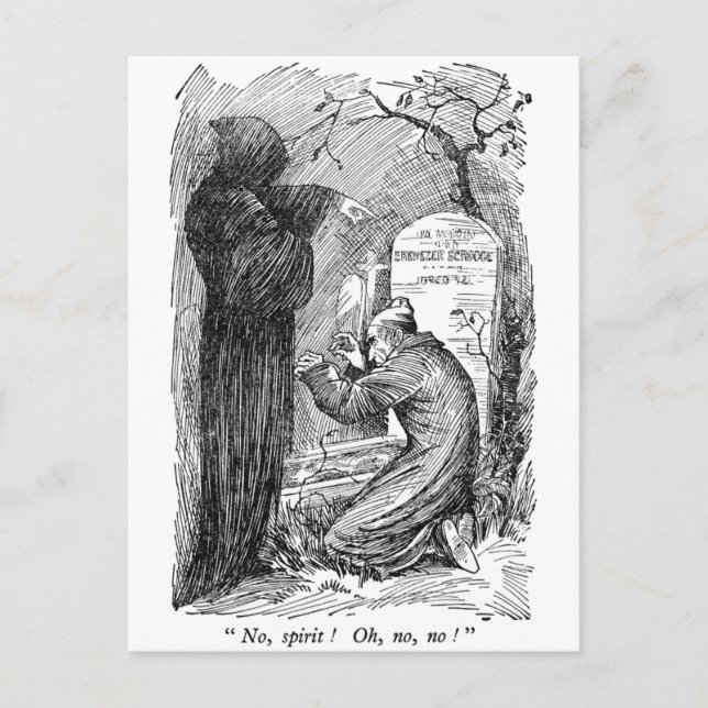 Spirit No! (with text) Postcard (Front)