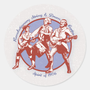 Spirit of 1976 classic round sticker