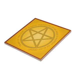 Spirit of Air Pentacle Altar Tile