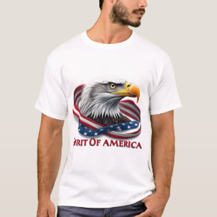 Spirit of America American Flag Patriotic T-Shirt