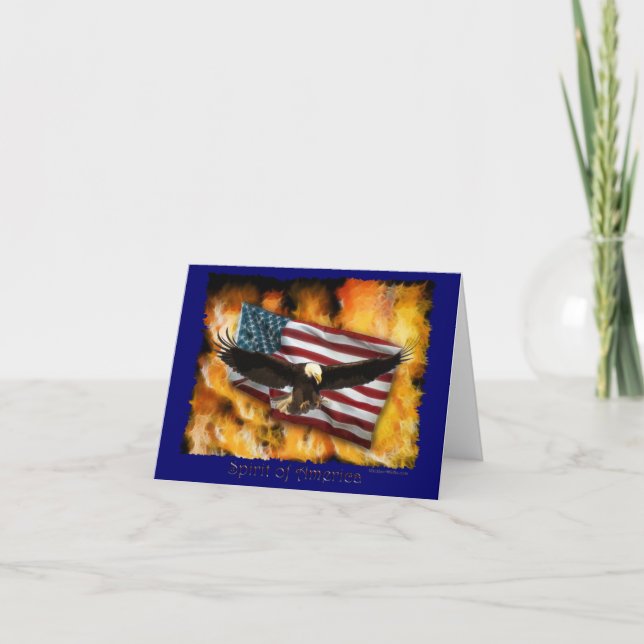 SPIRIT OF AMERICA Note card (Front)