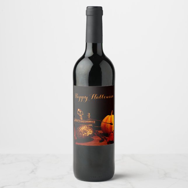 Spirit of Autumn - Still Life Wine Label (Front)