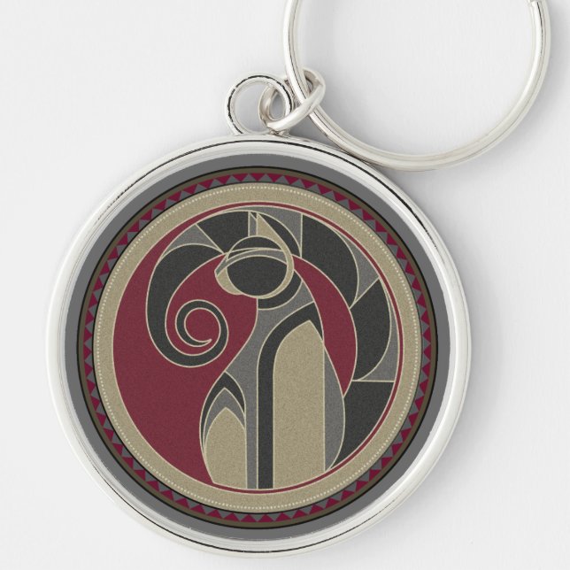 Spirit Of Cat Keychain (Front)