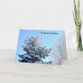 Spirit of Christmas Holiday Card