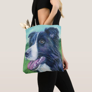 Spirit of Dog Border Collie Tote Bag