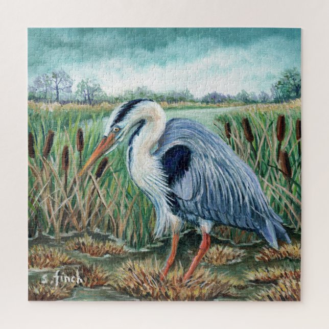 Spirit of Heron Jigsaw Puzzle (Vertical)