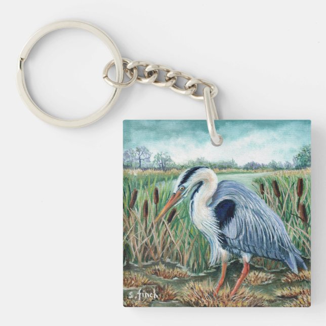 Spirit of Heron Keychain (Front)