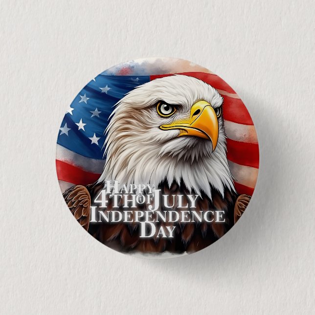 Spirit of Independence 1 Inch Round Button (Front)