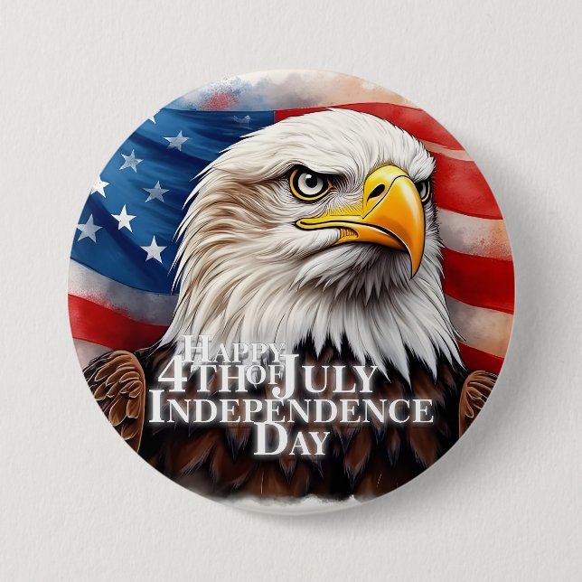 Spirit of Independence 3 Inch Round Button (Front)