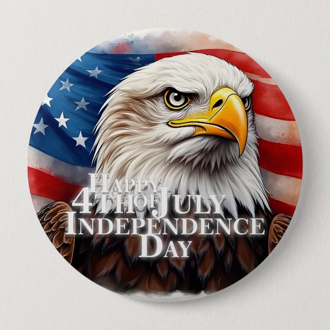 Spirit of Independence 4 Inch Round Button (Front)