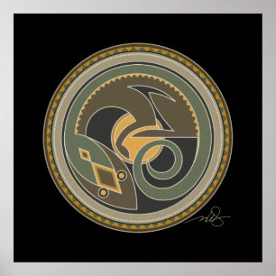 Spirit Of Lizard Poster