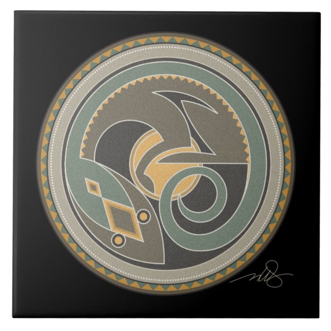 Spirit Of Lizard Tile (Front)