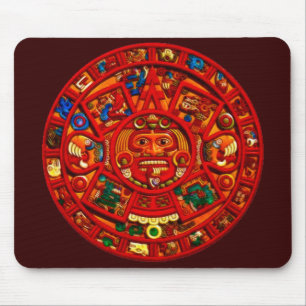 Spirit of Mexico & Peru, Mayan Incan Design Mouse Pad