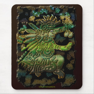 Spirit of Mexico & Peru, Mayan Incan Design Mouse Pad
