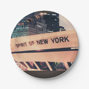 Spirit of New York paper plates
