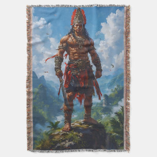 Spirit of Nusantara Throw Blanket