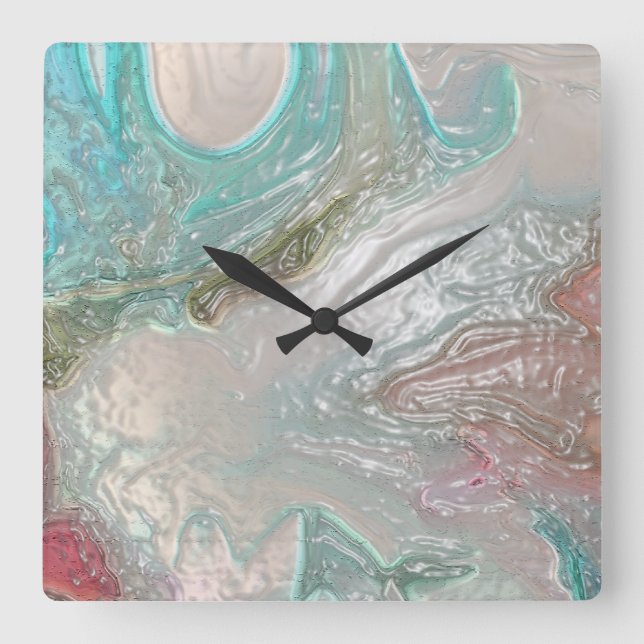 SPIRIT OF PEARL                BEAUTIFUL WALL CLOC SQUARE WALL CLOCK (Front)