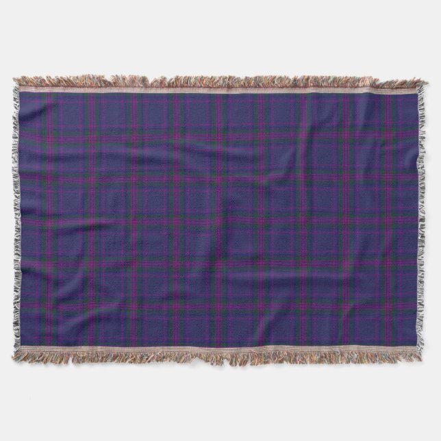 Spirit Of Scotland Corporate Tartan Throw Blanket (Front)