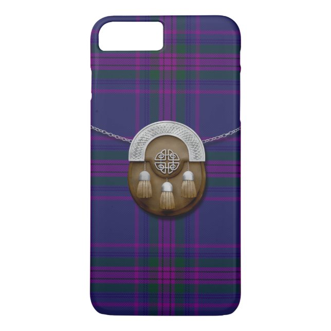 Spirit Of Scotland Tartan And Sporran Case-Mate iPhone Case (Back)