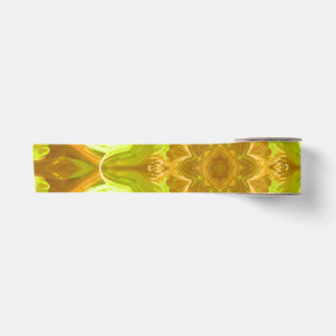 Spirit of solar foliage abstract Pattern  Satin Ribbon
