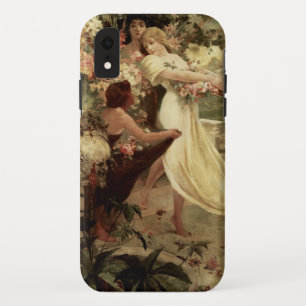 Spirit Of Spring by Alphonse Mucha iPhone XR Case