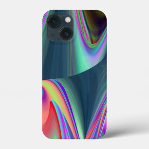 Spirit of Summer Breeze , Abstract 3D Rainbowart iPhone 13 Mini Case